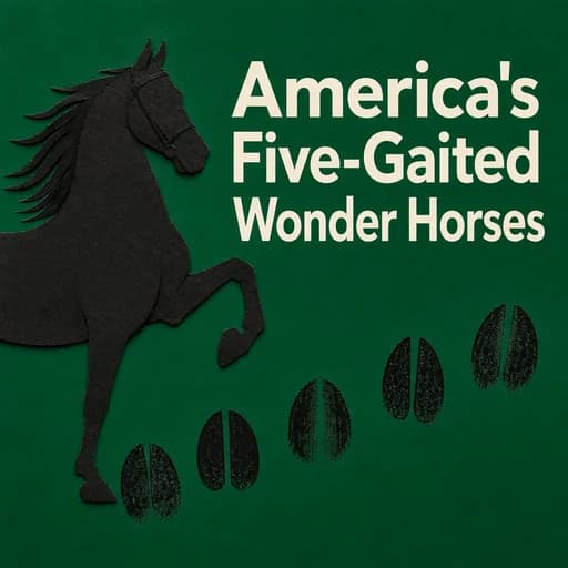 America's Five-Gaited Wonder Horses