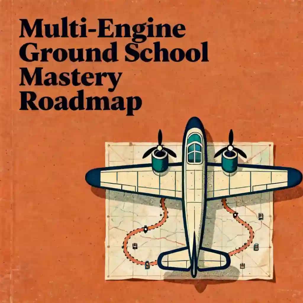 Portada del libro Mastering the Multi-Engine Ground School Roadmap