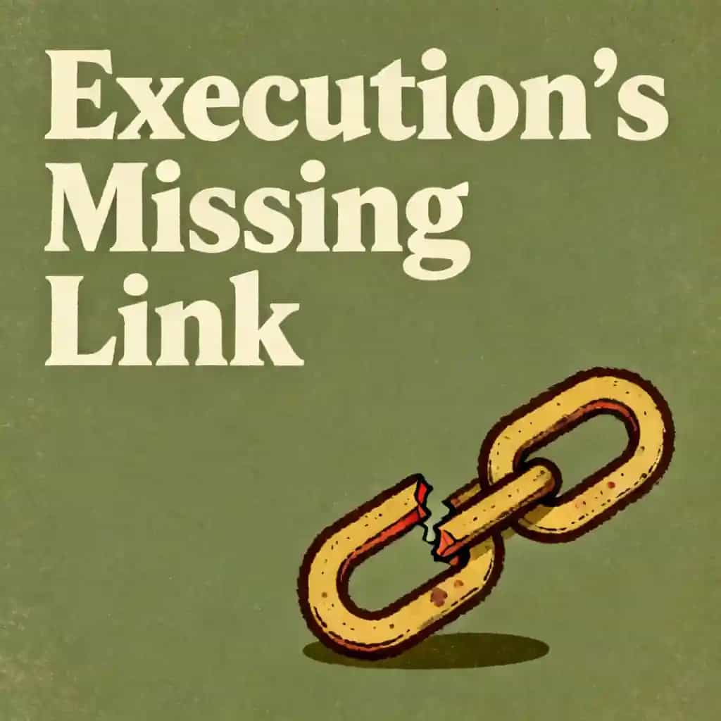 Execution: The Missing Link 책 표지