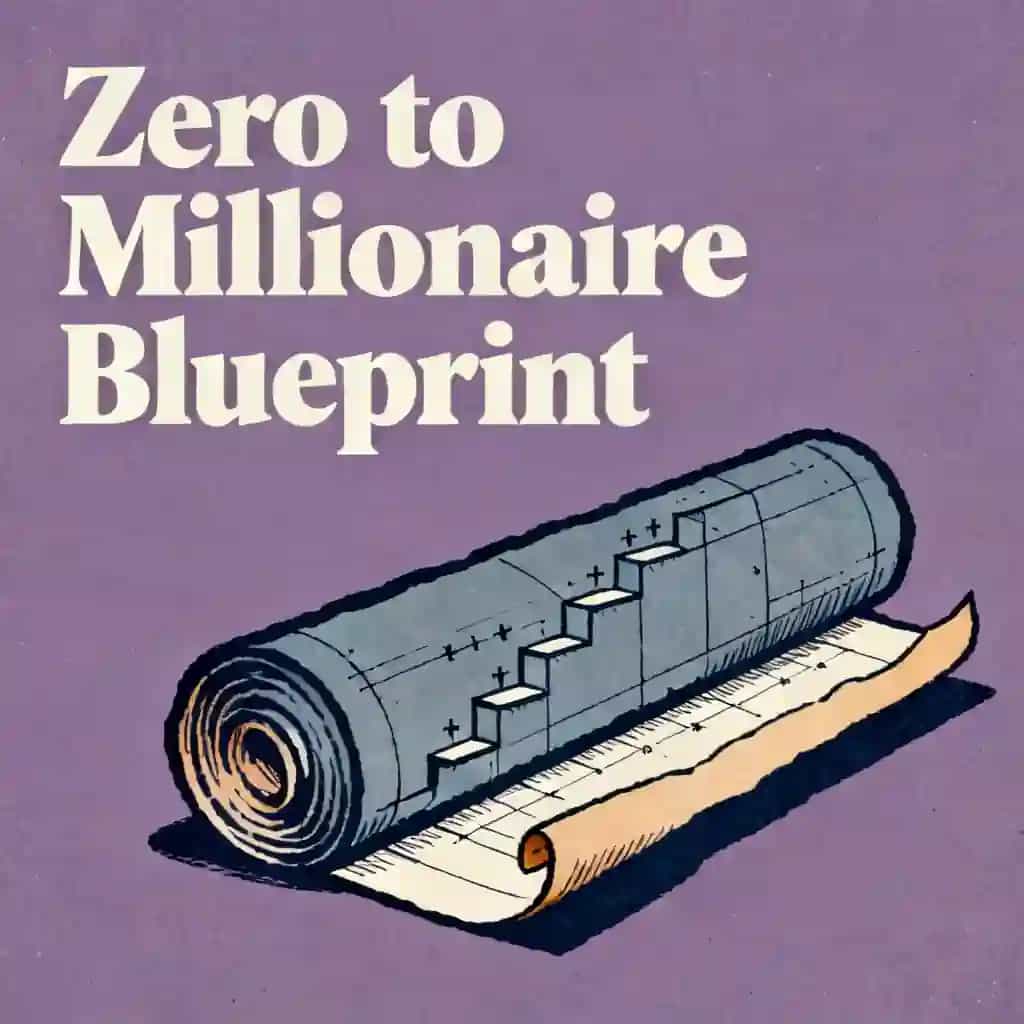 Buchcover von Zero to Millionaire: Real Wealth Building Blueprint