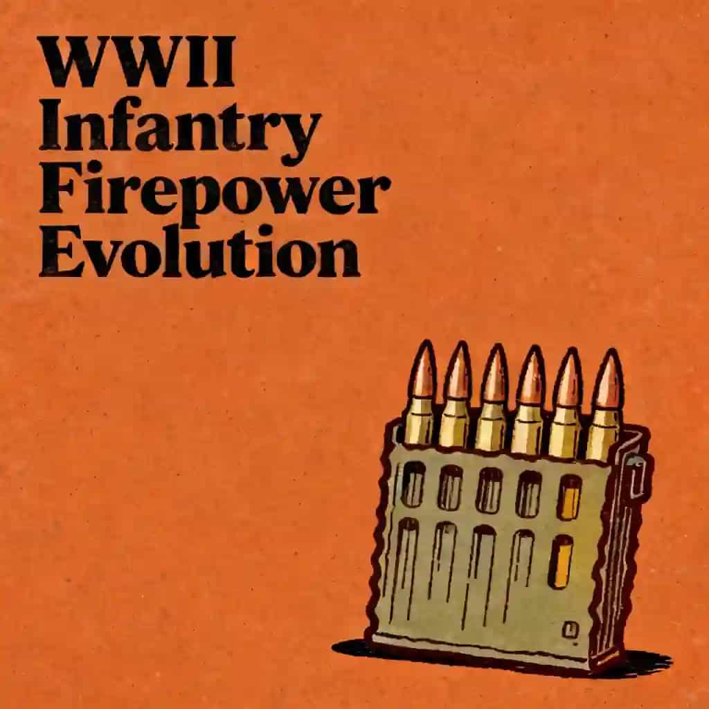 Обложка книги The Evolution of WWII Infantry Firepower