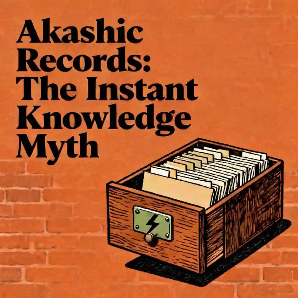 Portada del libro Akashic Records and the myth of instant knowledge