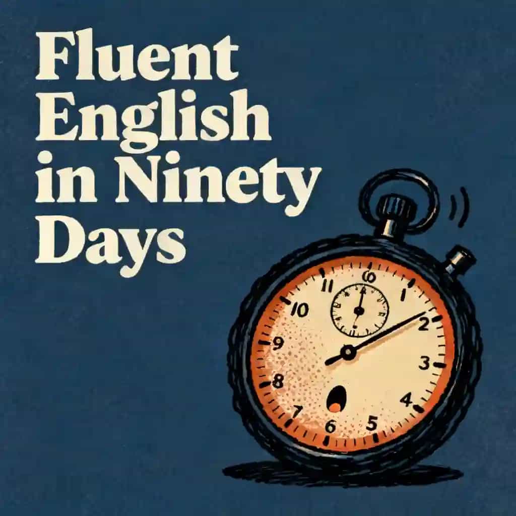 Capa do livro Speak English Fluently in 90 Days