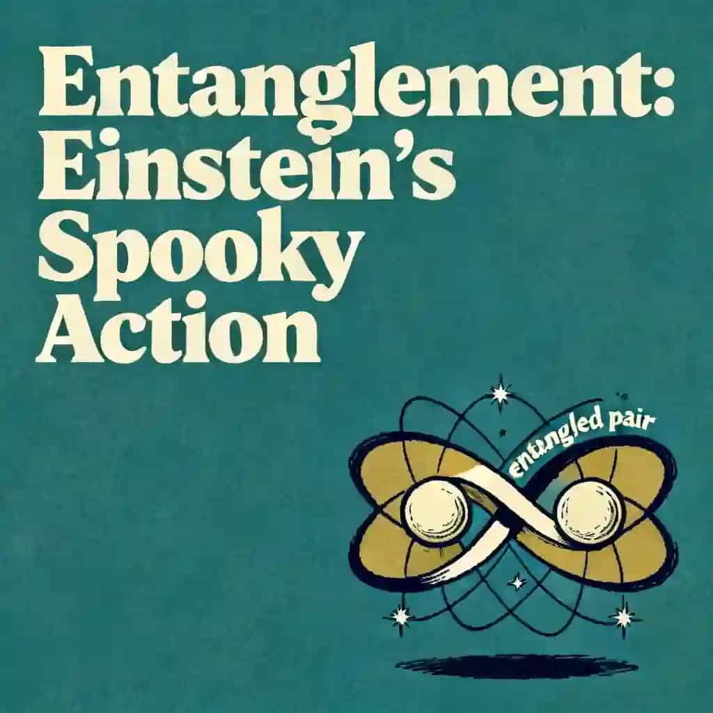 Capa do livro Einstein's Spooky Action: Quantum Entanglement Explained