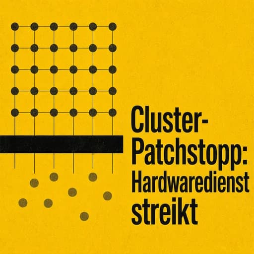 Patchstopp im Cluster: Hardware-Dienst & IT-Grundschutz OPS.1.1.3
