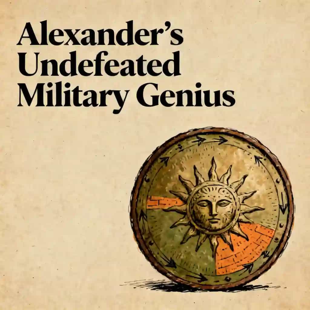 Capa do livro Alexander the Great's Undefeated Military Genius