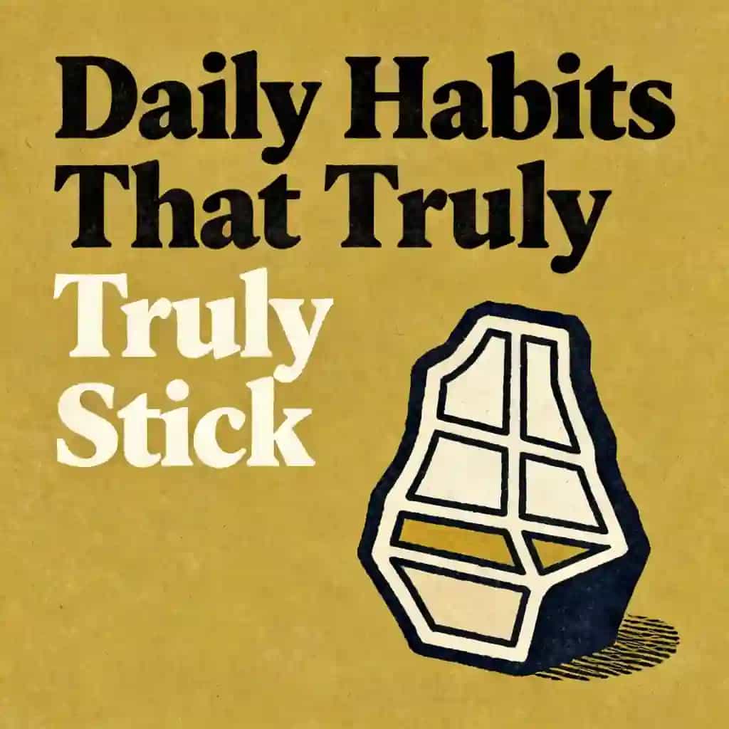 Copertina del libro Building daily habits that actually stick