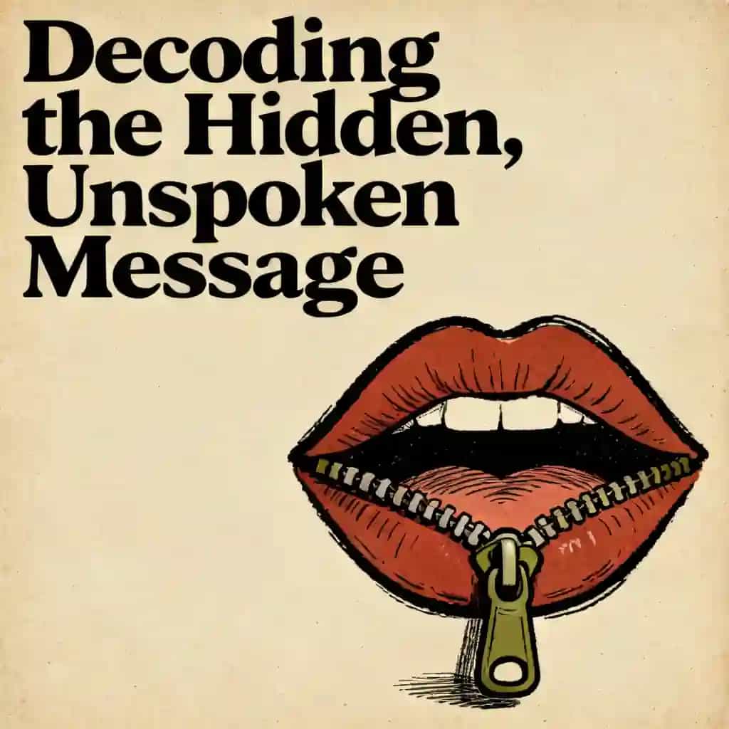 Buchcover von The Hidden Message: Decoding the Unspoken