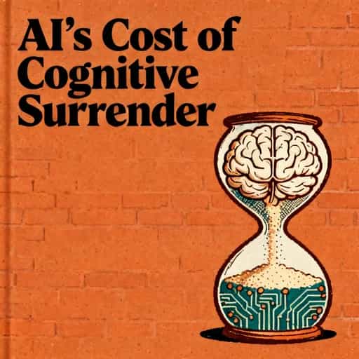 AI and the Cost of Cognitive Surrender book cover