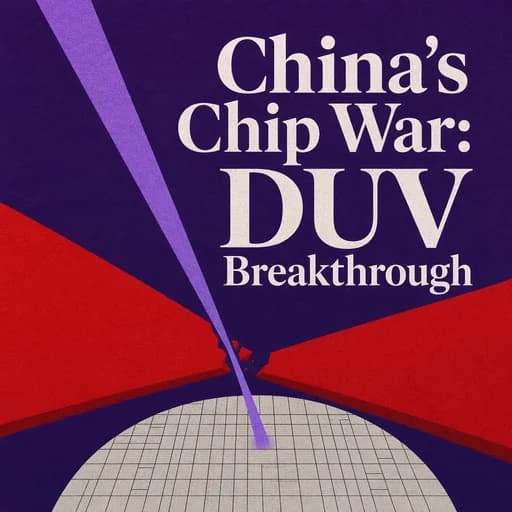 China’s Chip War: The DUV Milestone and 7nm Mass Production