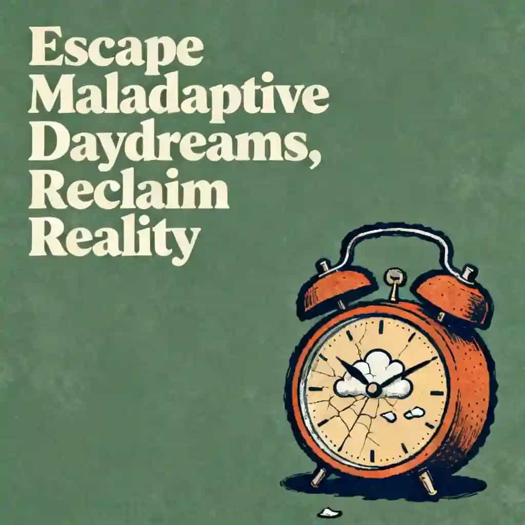 Copertina del libro Stop maladaptive daydreaming and reclaim your reality