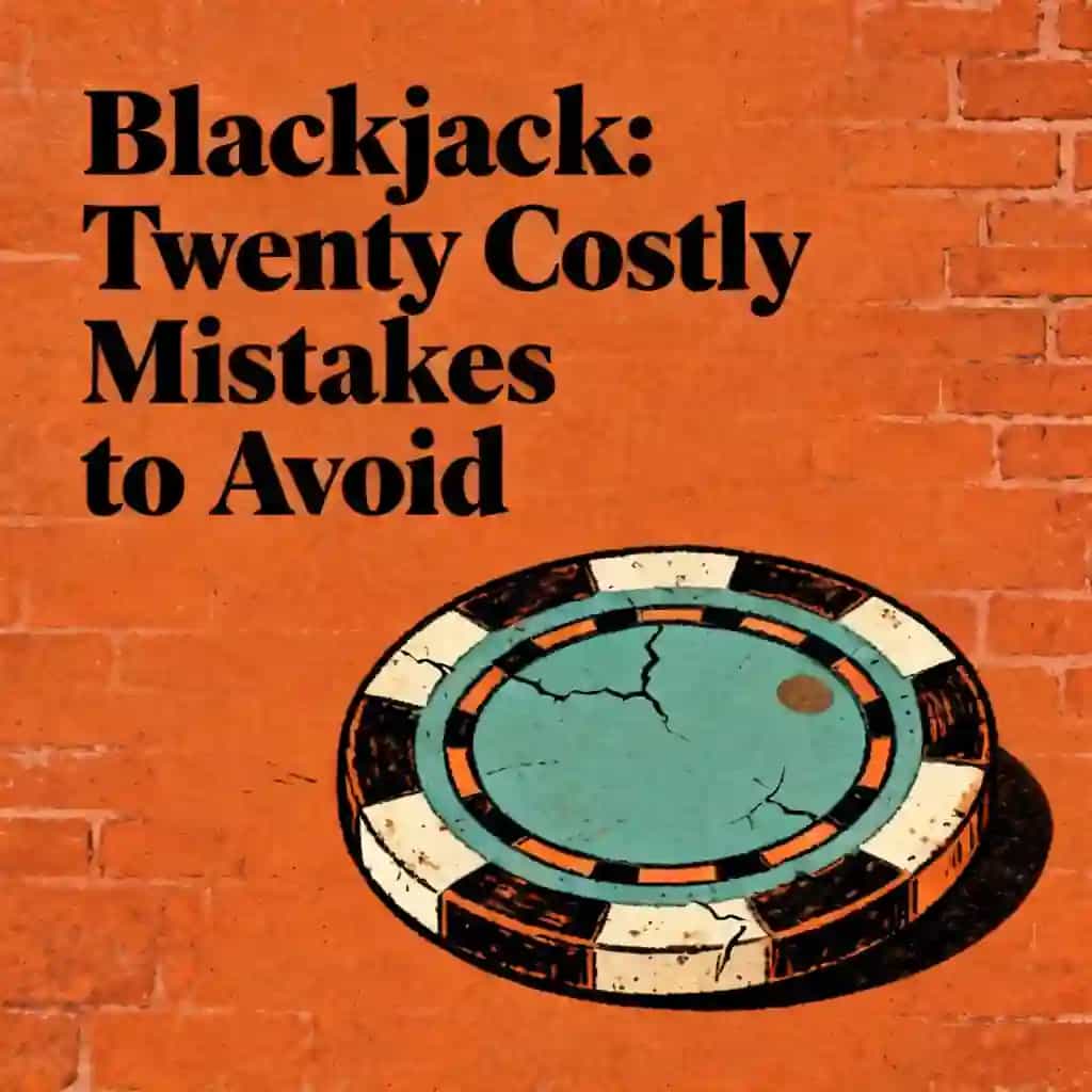 Buchcover von Blackjack: 20 Costly Mistakes to Avoid