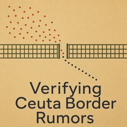 The Ceuta Border Rush: A Rumor Verification Framework