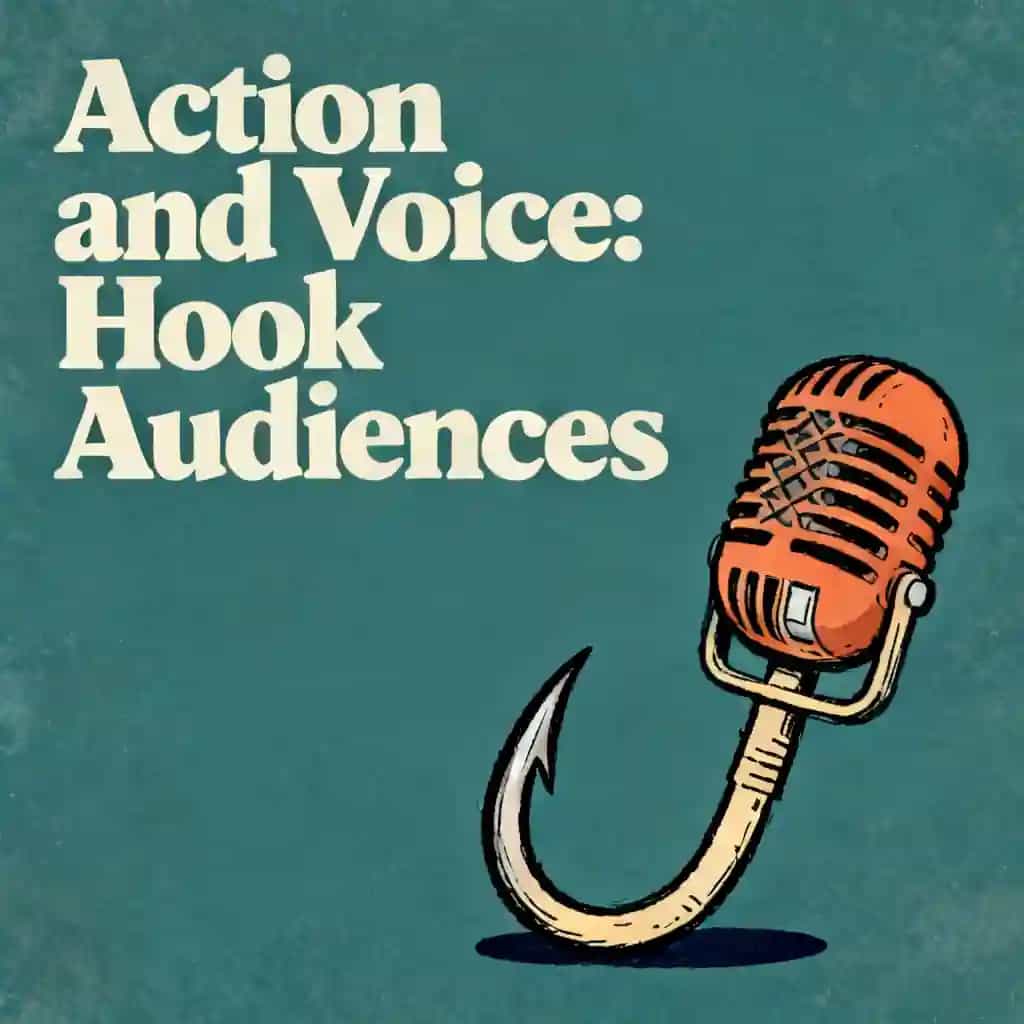 Hooking Your Audience with Action and Voice の書籍表紙
