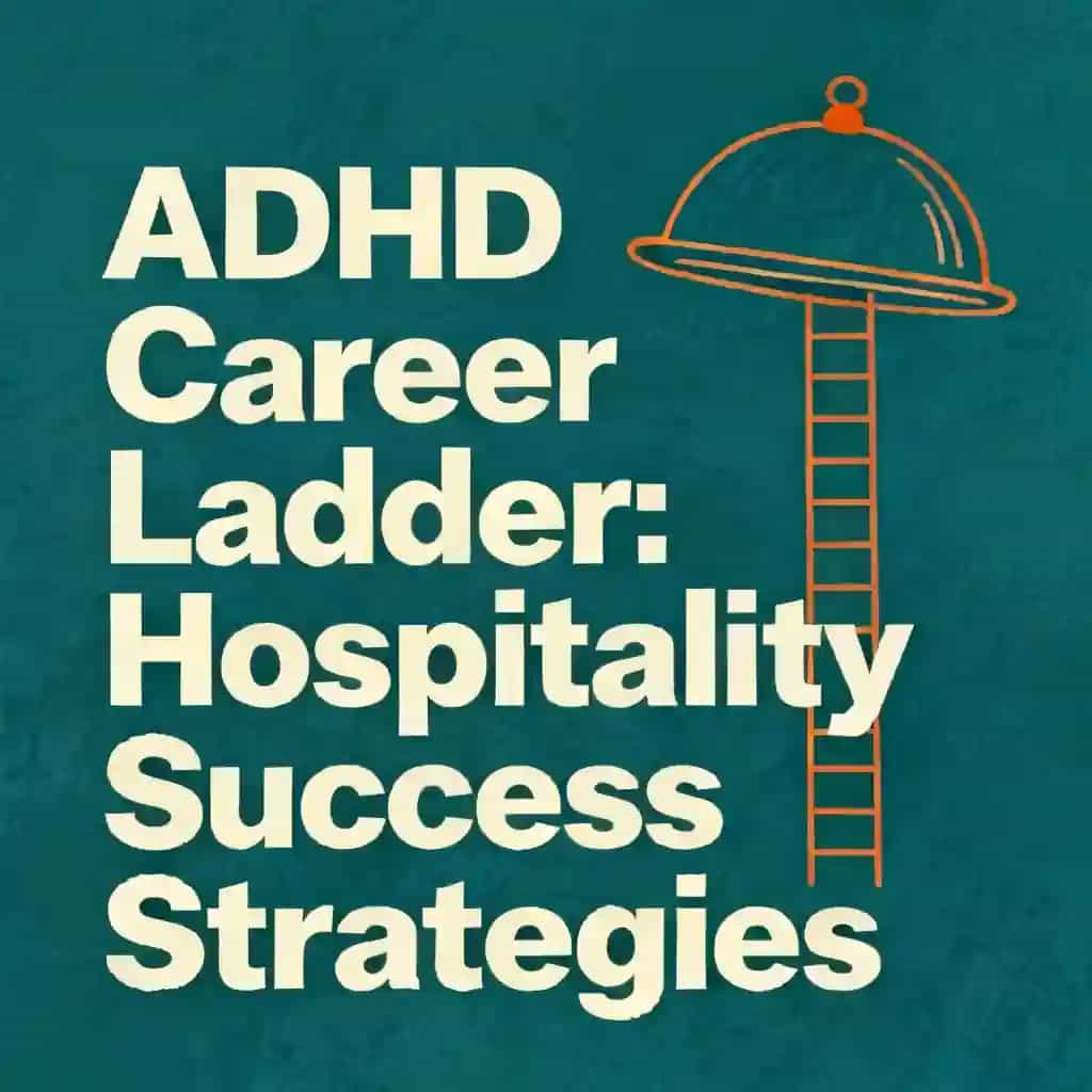 Copertina del libro ADHD Career Ladder: Hospitality Success Strategies