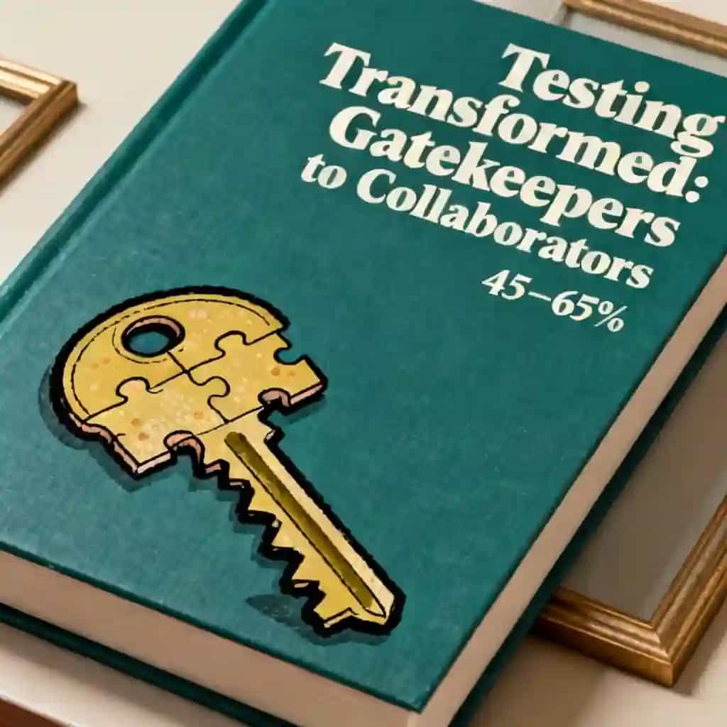 Copertina del libro The Great Testing Transformation: From Gatekeepers to Collaborators