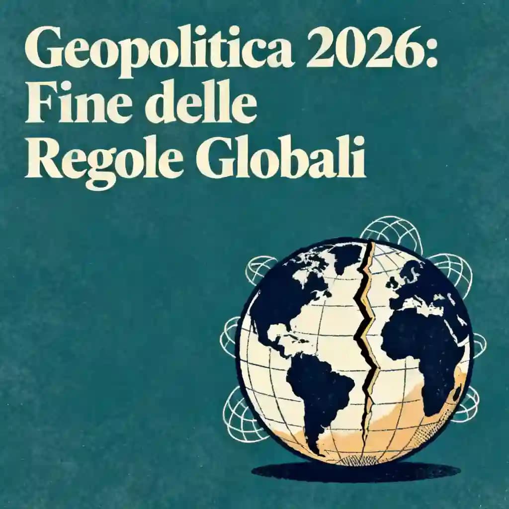 Geopolitica 2026: la fine delle regole globali e i nuovi conflitti