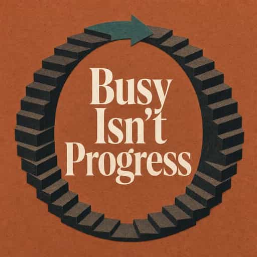 When Being Busy Feels Like Progress book cover