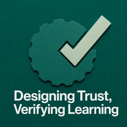 Trust-by-Design: Verifying Real Learning in the Age of AI Agents