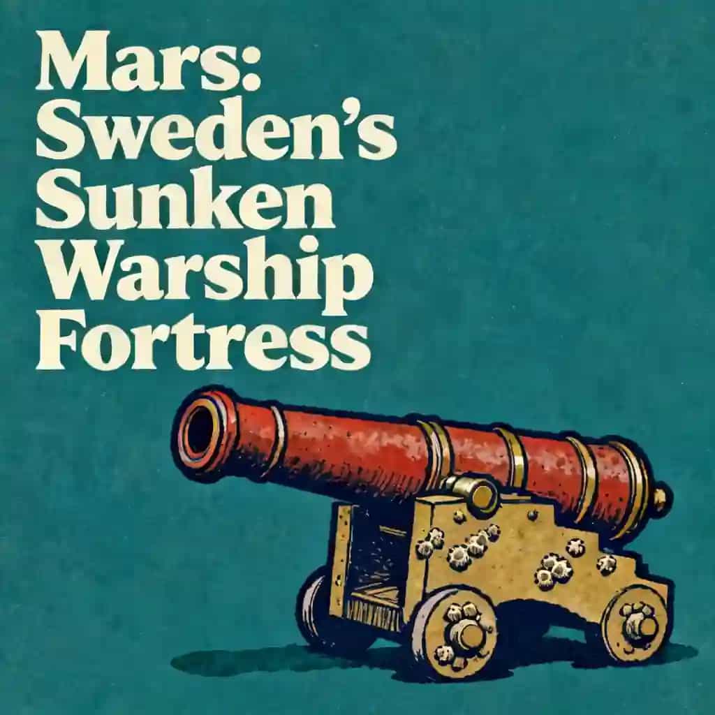 Capa do livro The Mars: Sweden’s Sunken Fortress