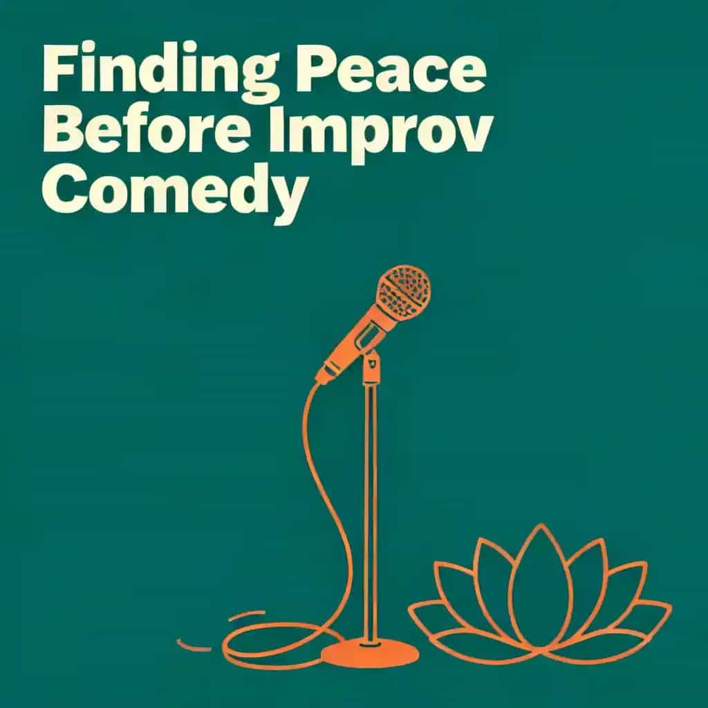 Couverture du livre Finding Peace Before Improv Comedy