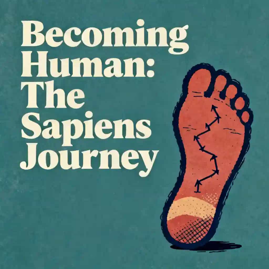 Couverture du livre Human evolution and the journey of Homo sapiens