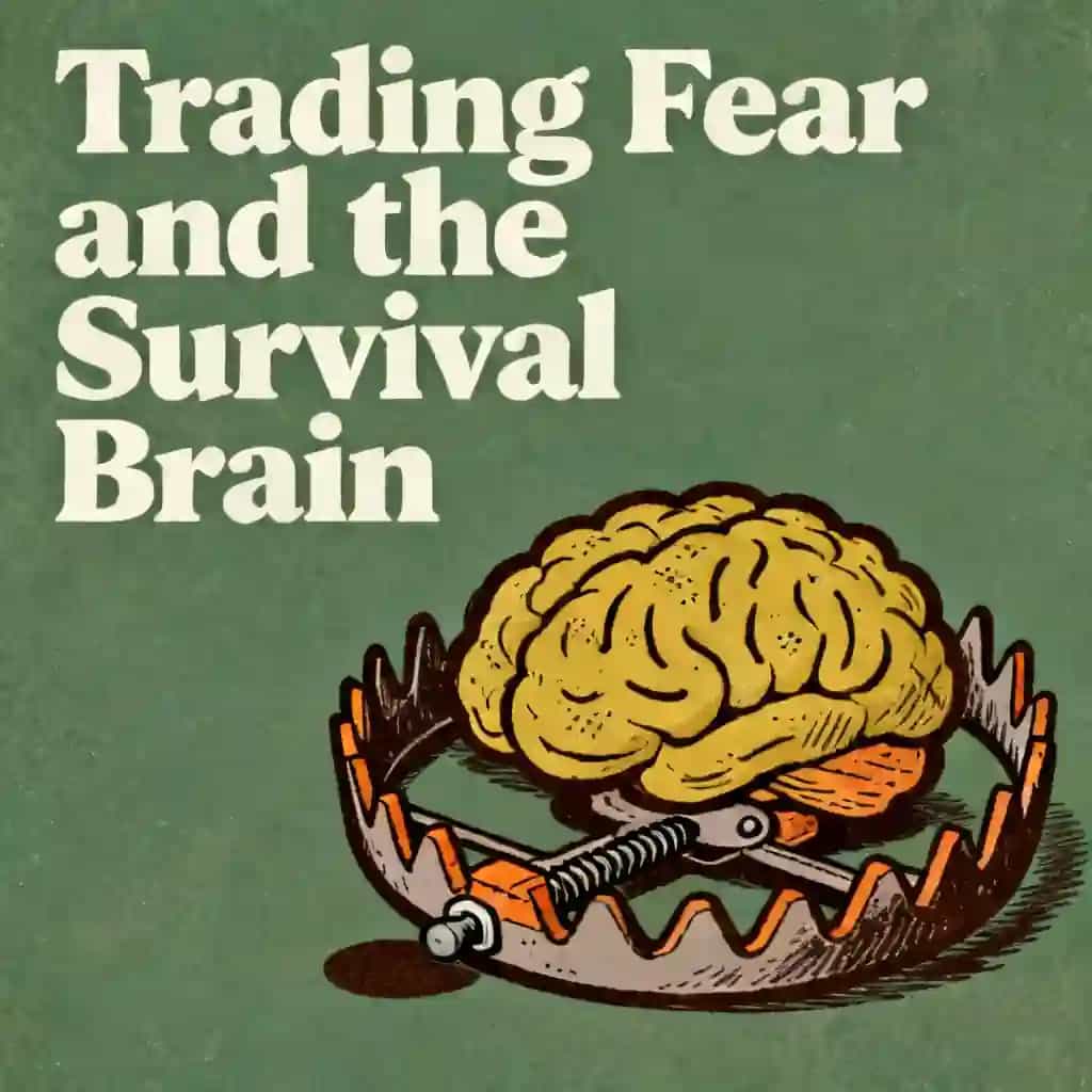 Trading fears and your survival brain book cover