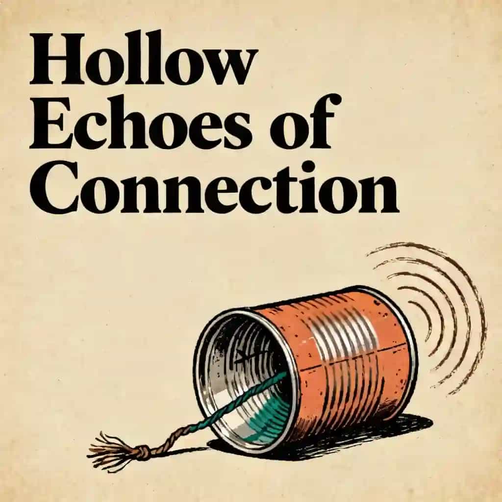 The Hollow Echoes of Connection 책 표지