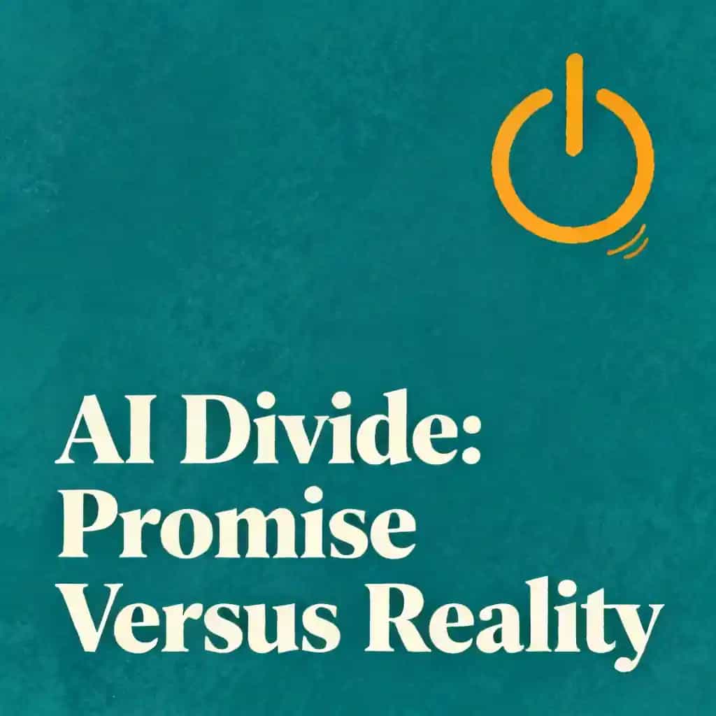 The Great AI Divide: Promise Versus Reality book cover