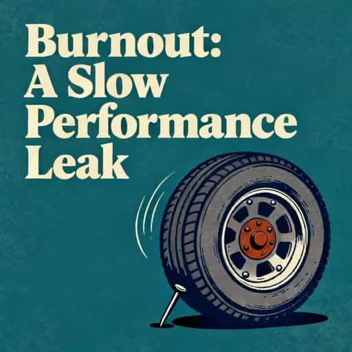 Capa do livro Burnout: The Slow Leak of High Performance