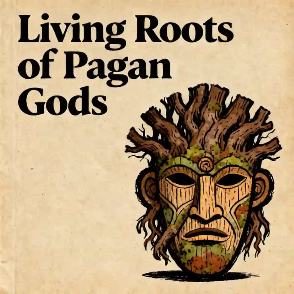 Copertina del libro The Living World: Roots of Pagan Gods