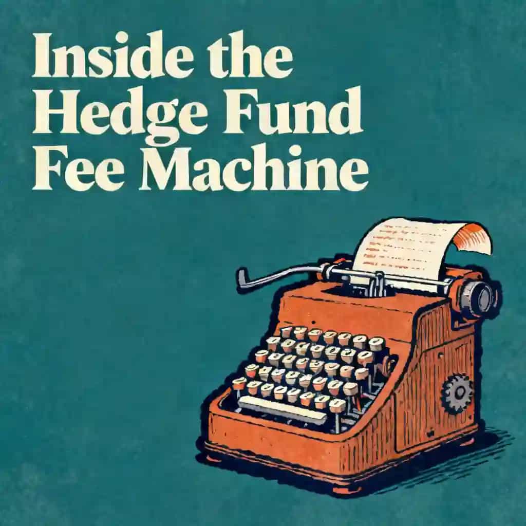 The Hedge Fund Fee Machine book cover