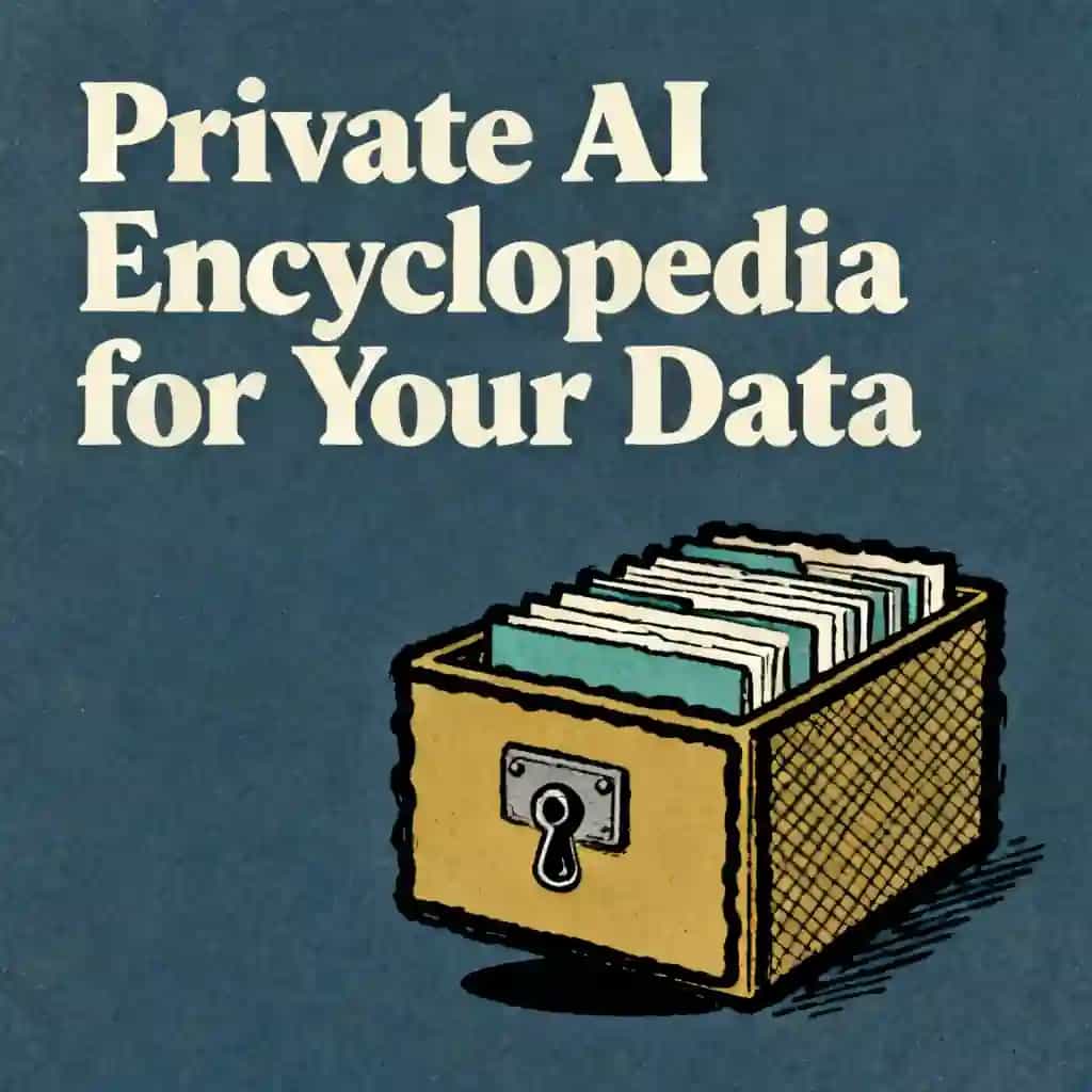 Capa do livro Build a Private AI Encyclopedia for Your Data