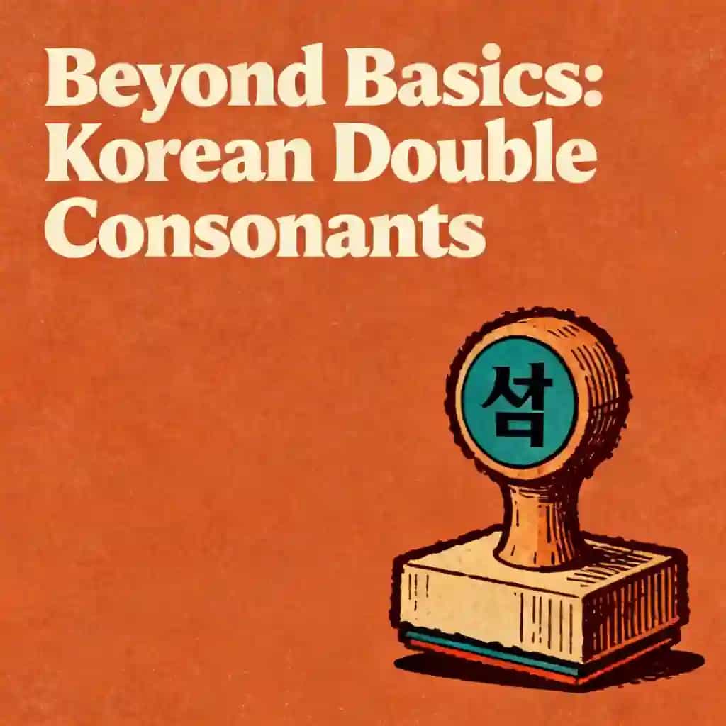 Couverture du livre Beyond the Basics: Mastering Korean Double Consonants