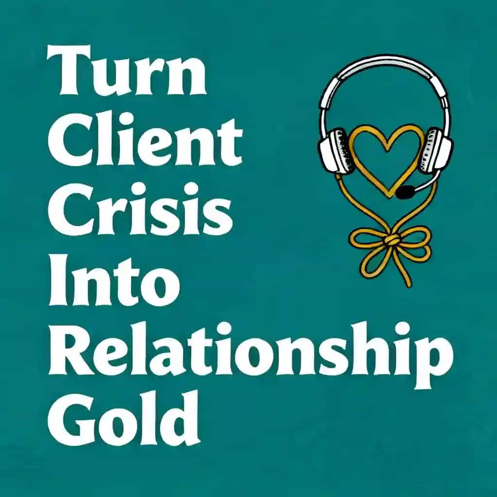 Turn Client Crisis Into Relationship Gold book cover