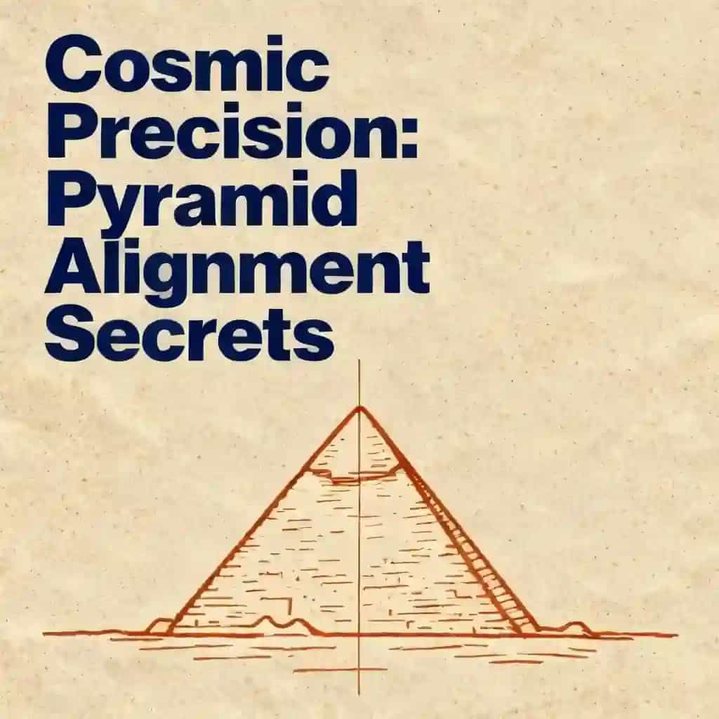 Portada del libro Ancient Egypt's Cosmic Precision: Pyramid Alignment Secrets