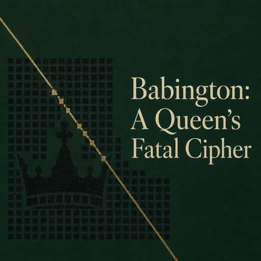 The Babington Plot: A Queen's Fatal Cipher book cover