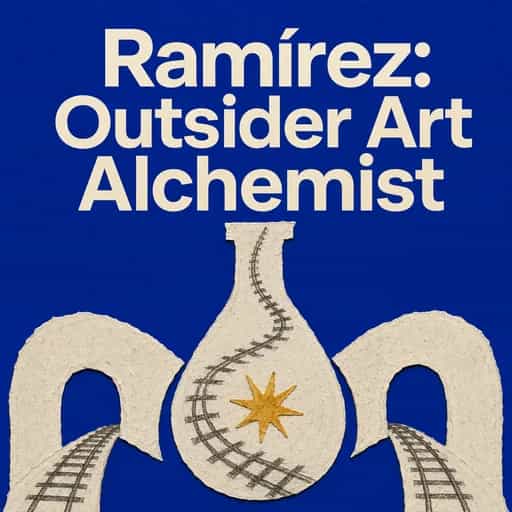Martín Ramírez: The Alchemist of Outsider Art の書籍表紙