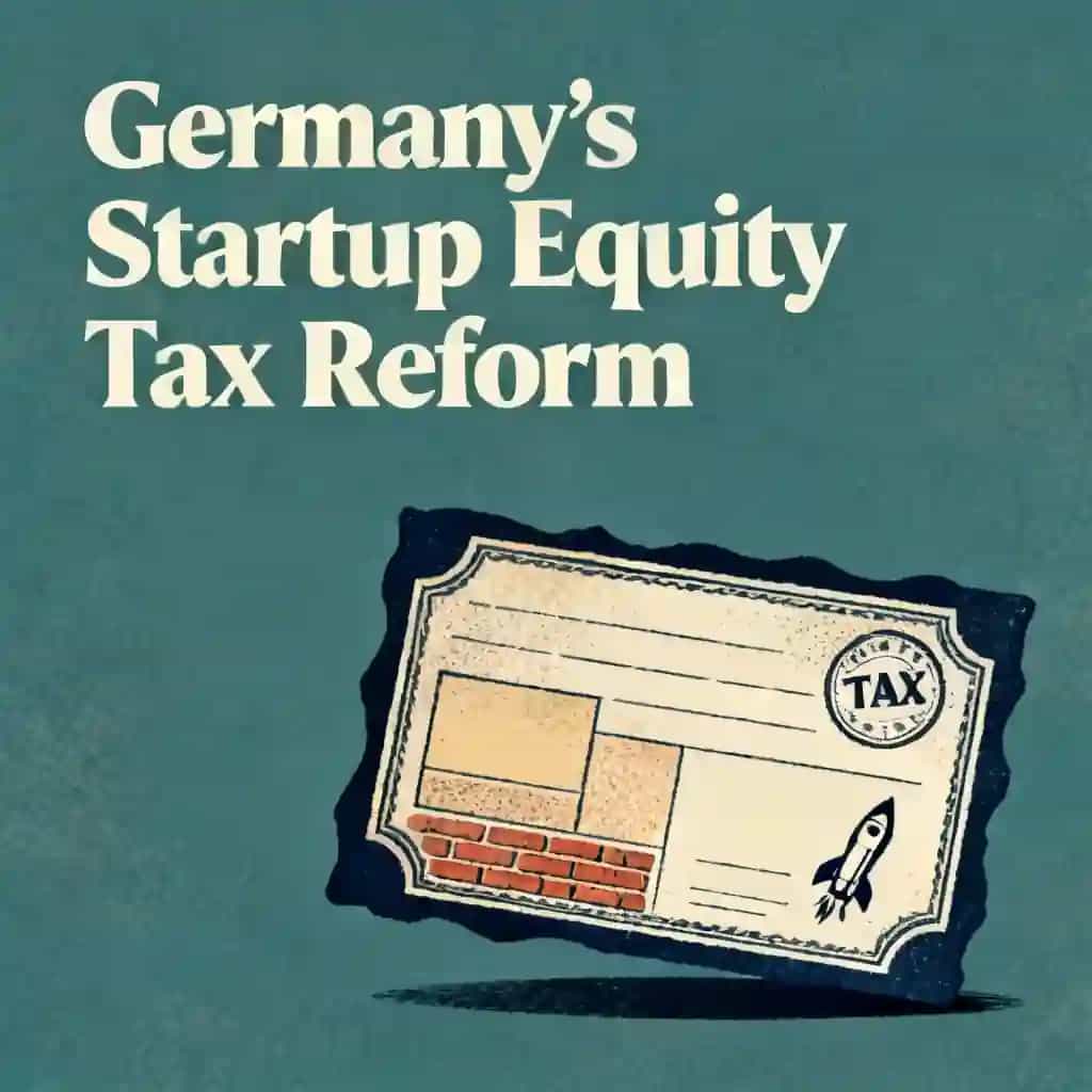 German Startup Equity Tax Reform の書籍表紙