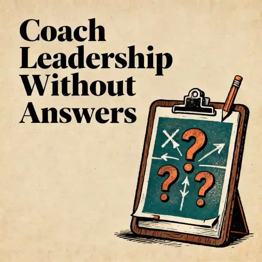 Portada del libro The Coach Approach: Leading When You Lack Answers