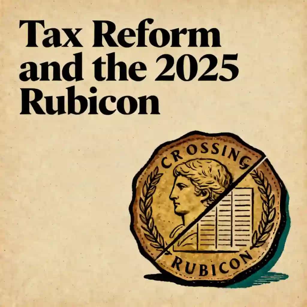 Tax reform and the 2025 fiscal Rubicon 책 표지