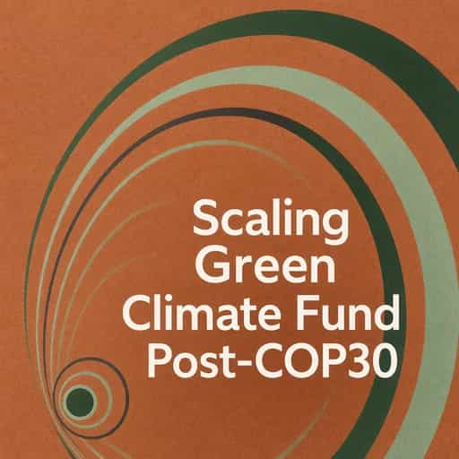Portada del libro Green Climate Fund: Scaling up after COP30