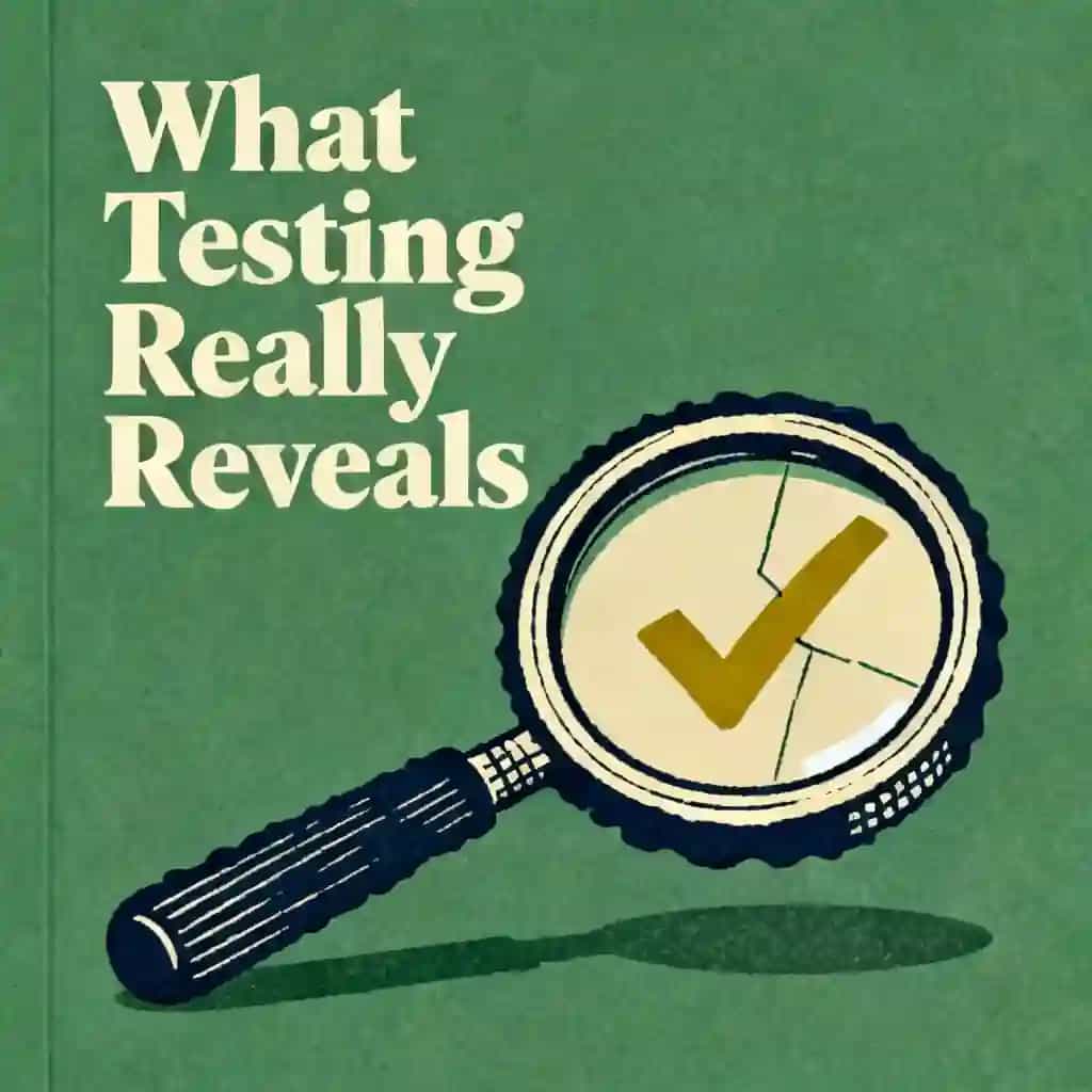 The Truth Behind Testing の書籍表紙