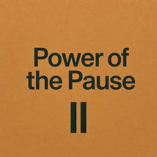 Portada del libro The Power of the Pause