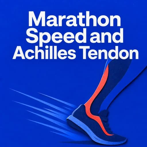 Marathon Speed and the Achilles: Training for Faster Finish Times