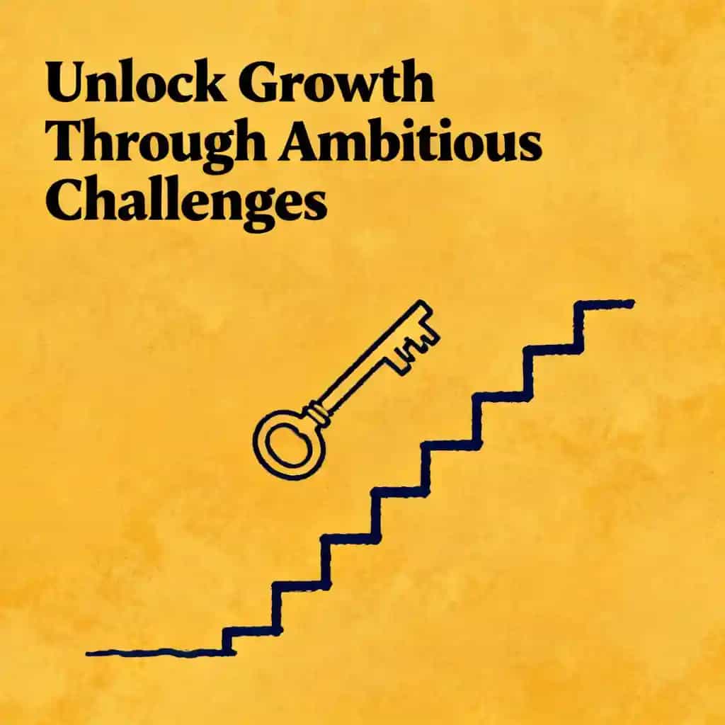 Unlock Growth Through Ambitious Challenges 书籍封面
