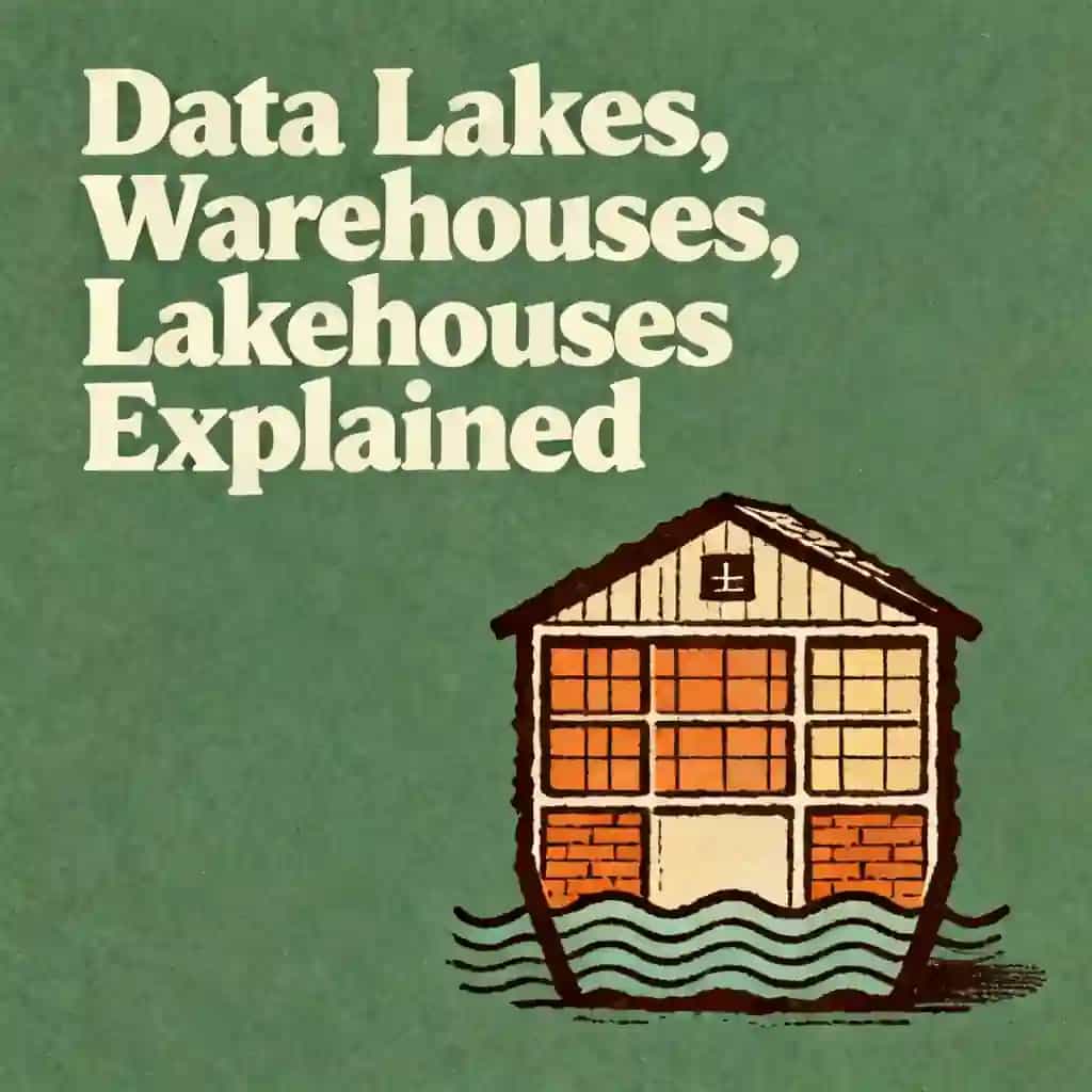 Buchcover von Data Lakes vs Warehouses vs Lakehouses: The Ultimate Guide