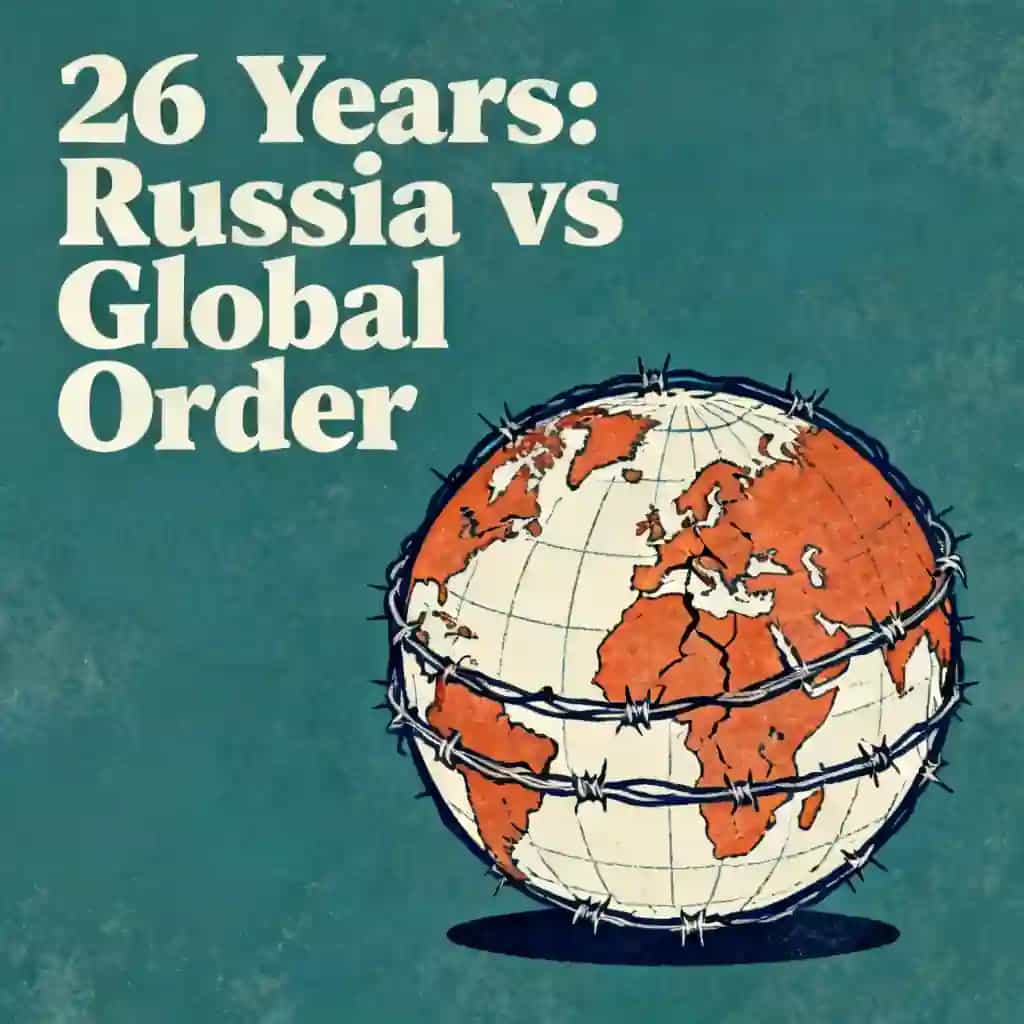Portada del libro The 26-Year War: Russia and the Global Order