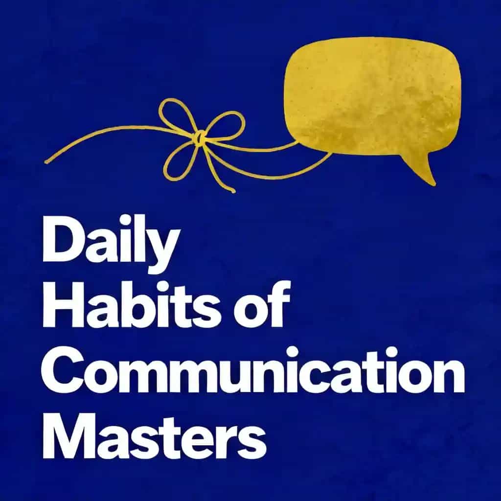 Buchcover von Daily Habits of Communication Masters