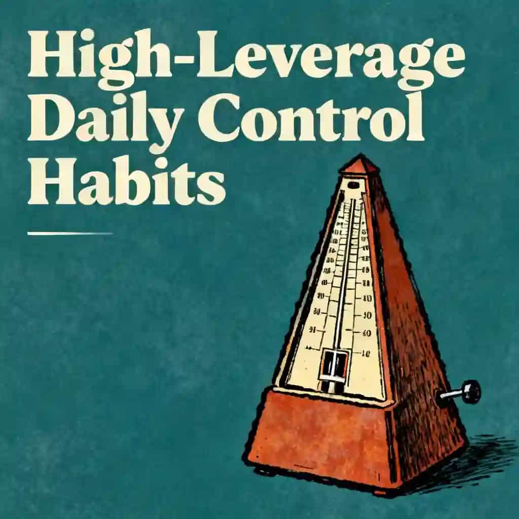 Buchcover von High-Leverage Habits for Daily Control